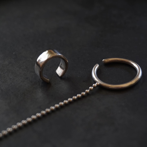 Ballchain Earcuff&Simple Earcuff SET◇イヤーカフセット イヤーカフ