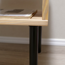 箱型 サイドテーブル シンプル ナイトテーブル 7枚目の画像
