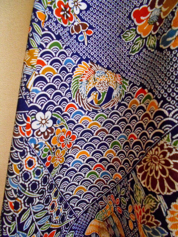 オープンカラー着物ドレス Kimono Dress LO-429/S 6枚目の画像