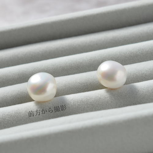 ぷっくりバロックパールピアス(天然淡水真珠/SILVER925 K18gp ぷっくりバロックパールピアス(天然淡水真珠/SILVER925 K18gp