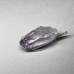 amethyst wire wrapping / アメジストsv925ワイヤーラッピング 1 4枚目の画像