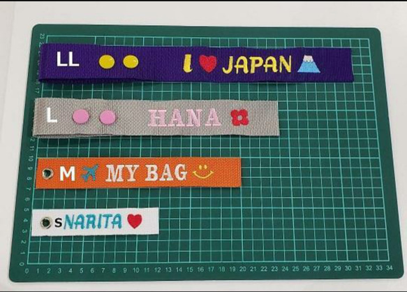 ネームタグ　Sサイズ　ネームプレート　刺繍　名札　幼稚園　保育園　部活　ゴルフコンペ景品 5枚目の画像