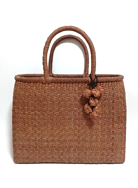 山葡萄バッグ高級極細網代 バッグ 