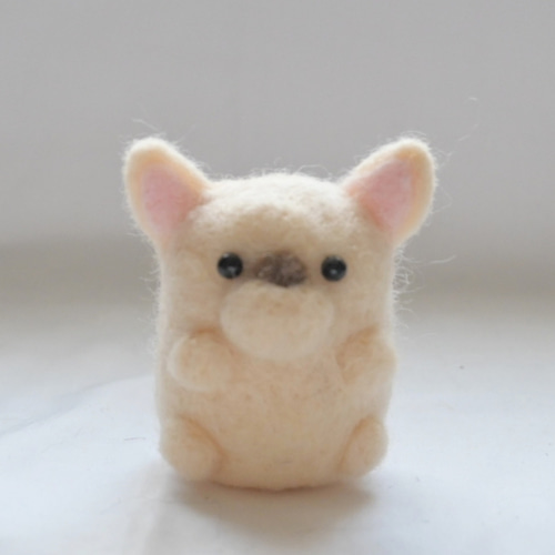 チワワ】プリザーブドフラワー 羊毛フェルト 犬 花 ペット