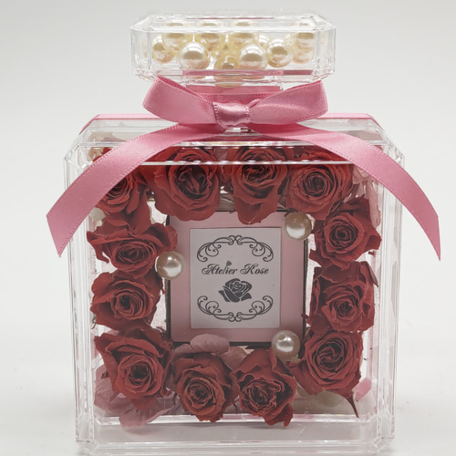 Kalahari Rose 香水 専用ボックス入り 母の日ギフト 香水BOX✕プリザーブドフラワーギフト プリザーブド