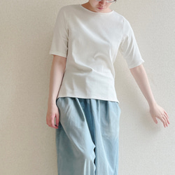 B[セットアップ福袋]3点セット丈カット無料　ライトブルー限定 アンティークデニムのジャンパースカート 12枚目の画像