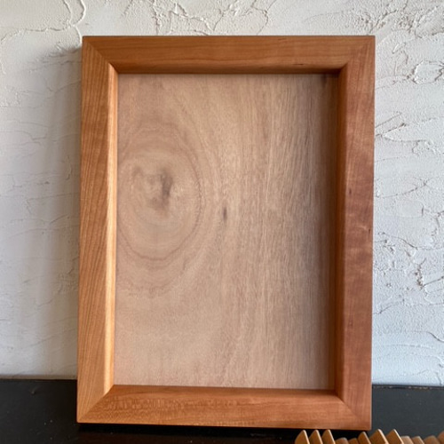 木製額縁 自然な木目仕上げ 木製額縁木目 54.5x72.7cm