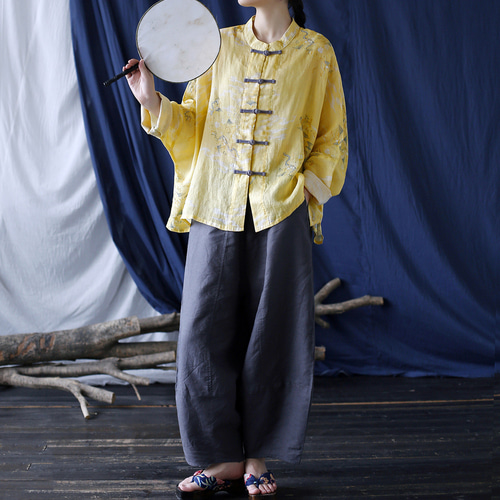 美品　VIVIENNE TAM チャイナドレス　ブラック　ブラウス　長袖シャツ NEW ARRIVAL Vol.3 – vivienne tam
