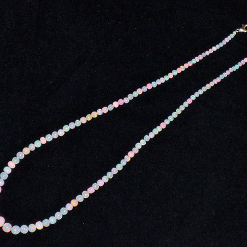☆エチオピアンオパール27.3ct/46cm☆ネックレス☆ナゲット1連