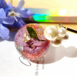 レジン 紫陽花 の かんざし 12枚目の画像