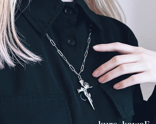 ご*！様 ヴィンテージ　アクセサリー　ネックレス　18本　まとめ売り　バラ売り不 薔薇の呪縛ロザリオ / ネックレス ゴシック 地雷系 病みかわいい