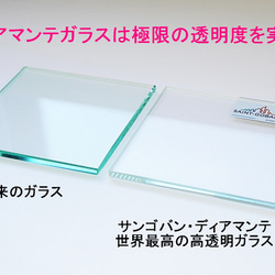 MINIガラスパームレスト【縦90㎜/横120㎜～320㎜】オリジナル・ディアマンテガラス製 16枚目の画像