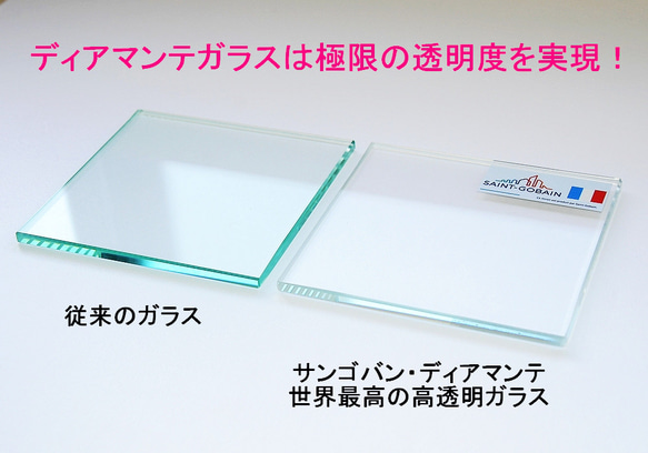 MINIガラスパームレスト【縦120㎜・横120㎜～320㎜】オリジナル・ディアマンテガラス製 16枚目の画像