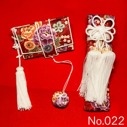 No.022 筥迫♡はこせこ♡懐剣セット　結婚式　振袖　十三参り　コスプレ 1枚目の画像