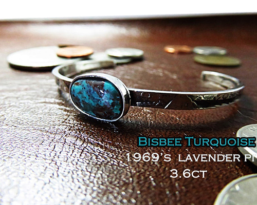 ビズビー ターコイズ バングル モルガン銀貨 コイン ブレスレット