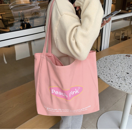 2023.4新作♥即日発送】韓国ファッション 大容量ピーチピンクバッグ