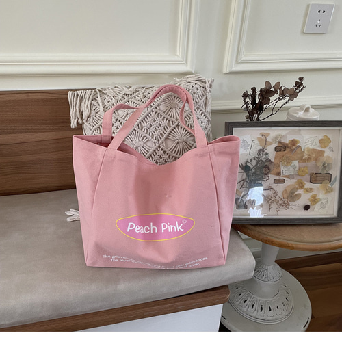 BTS JIN コーデュロイトートバッグ（ピンク）❷ BTS JIN コーデュロイトートバッグ（ピンク）➁ 2023.4新作♥即日発送