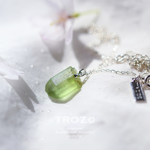 047 SAKURA Collection】 ペリドット 鉱物原石 ネックレス
