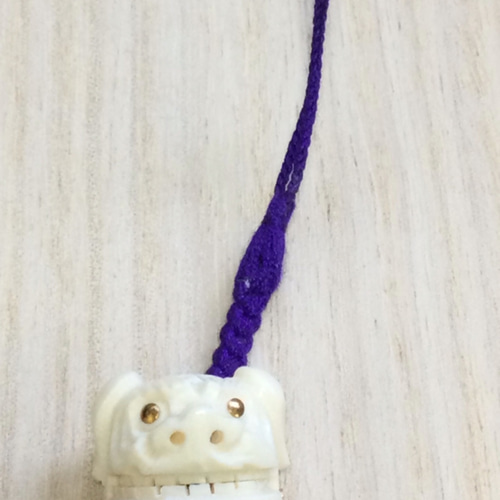 天然素材牙彫刻ひようたん根付け新品、シルクの紐付けています 象牙根付 ひょうたん（象牙）A 【岡壱名入り】｜京都の着物和装