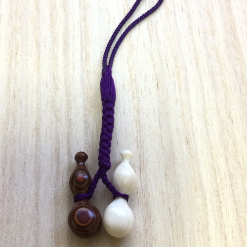 ☆本象牙根付 象牙＆堆朱瓢箪 正絹紐☆ その他雑貨 石橋象牙店 通販