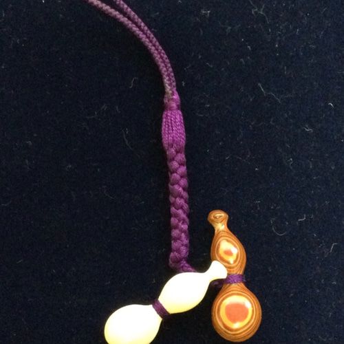 堆朱 根付　瓢箪 ☆本象牙根付 象牙＆堆朱瓢箪 正絹紐☆ その他雑貨 石橋象牙店 通販