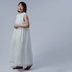 【soco】天使のエンブロイダリーレースドレス / 白色 a004f-wht1 2枚目の画像