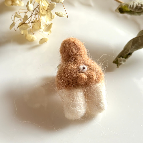 羊毛フェルト にゃんたま マスコット ＊選べるカラー (ストラップ