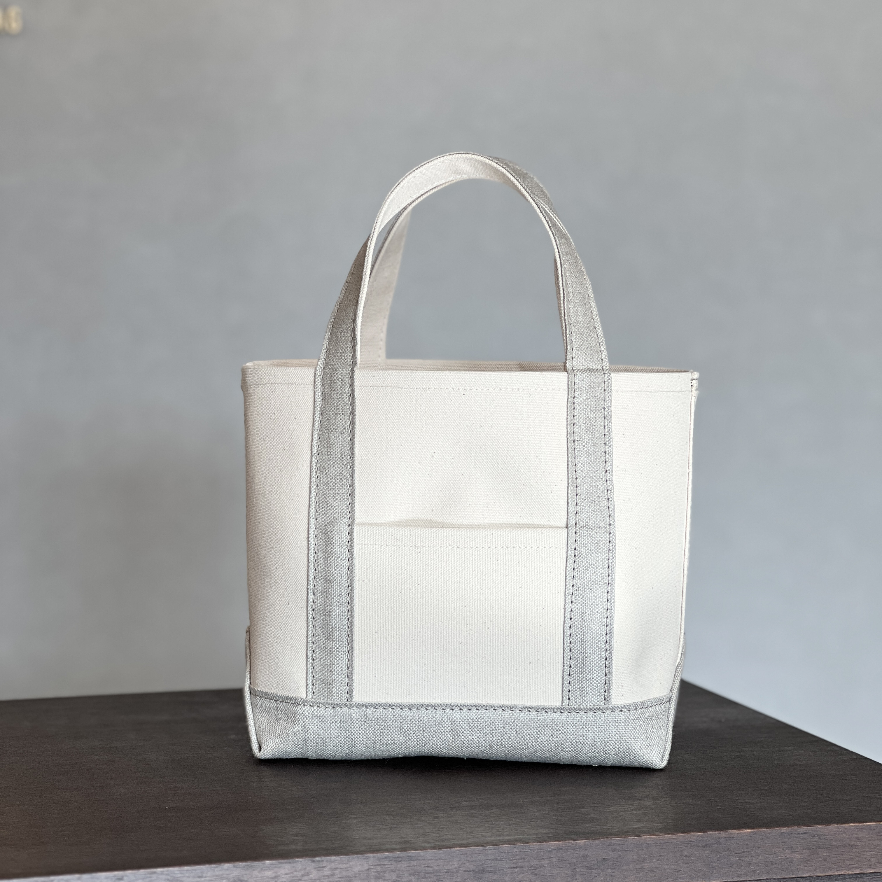 《春夏オススメ》麻の素材感が魅力！ キャンバス × リネントート　Mサイズ【全4色】カスタマイズ可