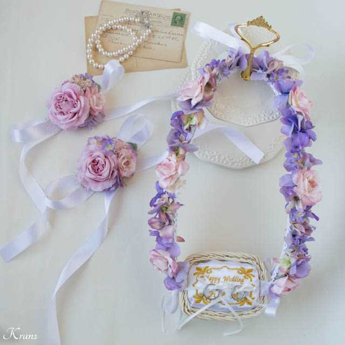 刺繍なし】リングドッグ用リングピロー 首から下げるタイプ（受注製作