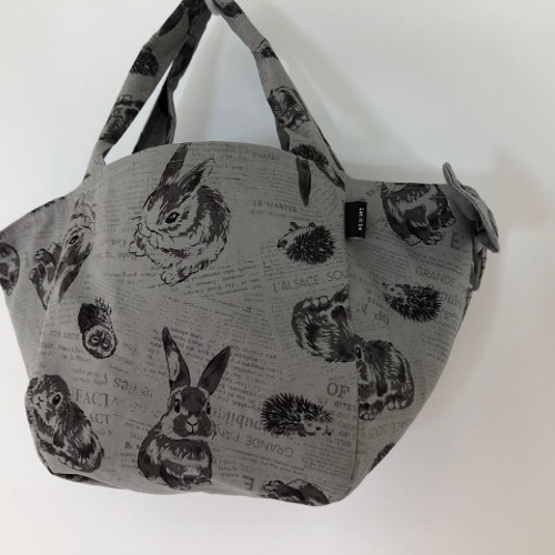 うさぎハリネズミ鳥花✿*~✿セレブ風お洒落ハンドバッグ パーティーバッグ うさぎハリネズミ鳥花✿*~✿セレブ風お洒落ハンドバッグ