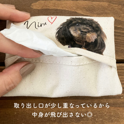 うちの子オーダー作品例②ティッシュケース】