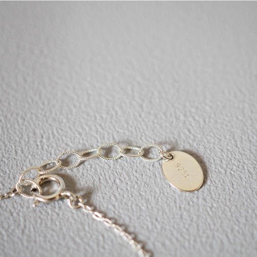 Silver925】ダイヤモンドの原石ブレスレット /ラフカット/ラフ