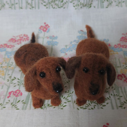 ちょこ様ご依頼品 ダックスちゃん 羊毛フェルト mi-wa 通販 16305523