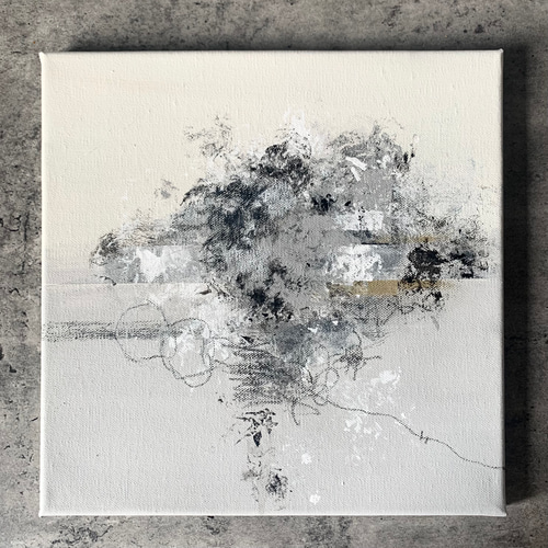 現代アート 30×30㎝ テクスチャーアート モダン 絵画 抽象画