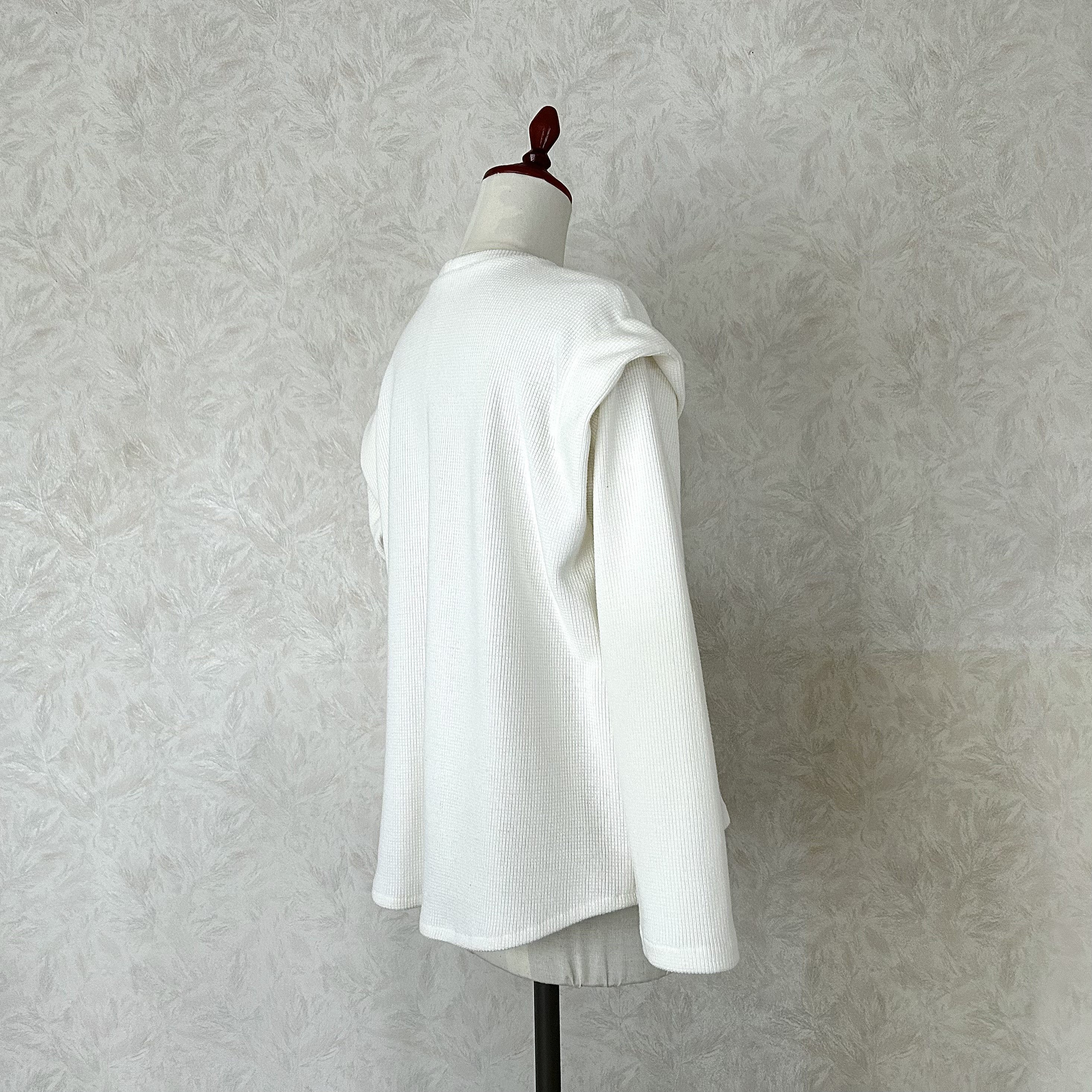 【送料無料】ニット ブラウス・カットソー✴︎オフホワイト