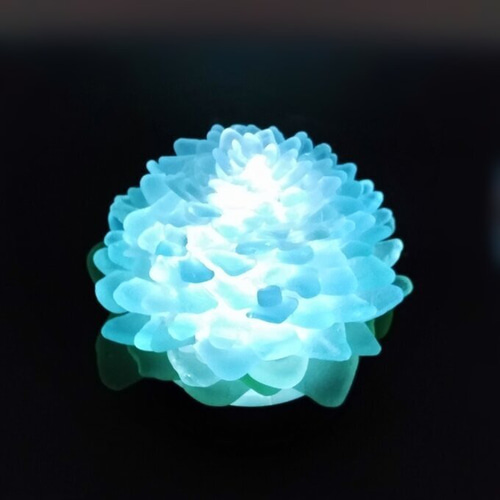Cor様オーダー分＊コーギーのランプと紫陽花のランプシェード Cor様オーダー分＊コーギーのランプと紫陽花のランプシェード