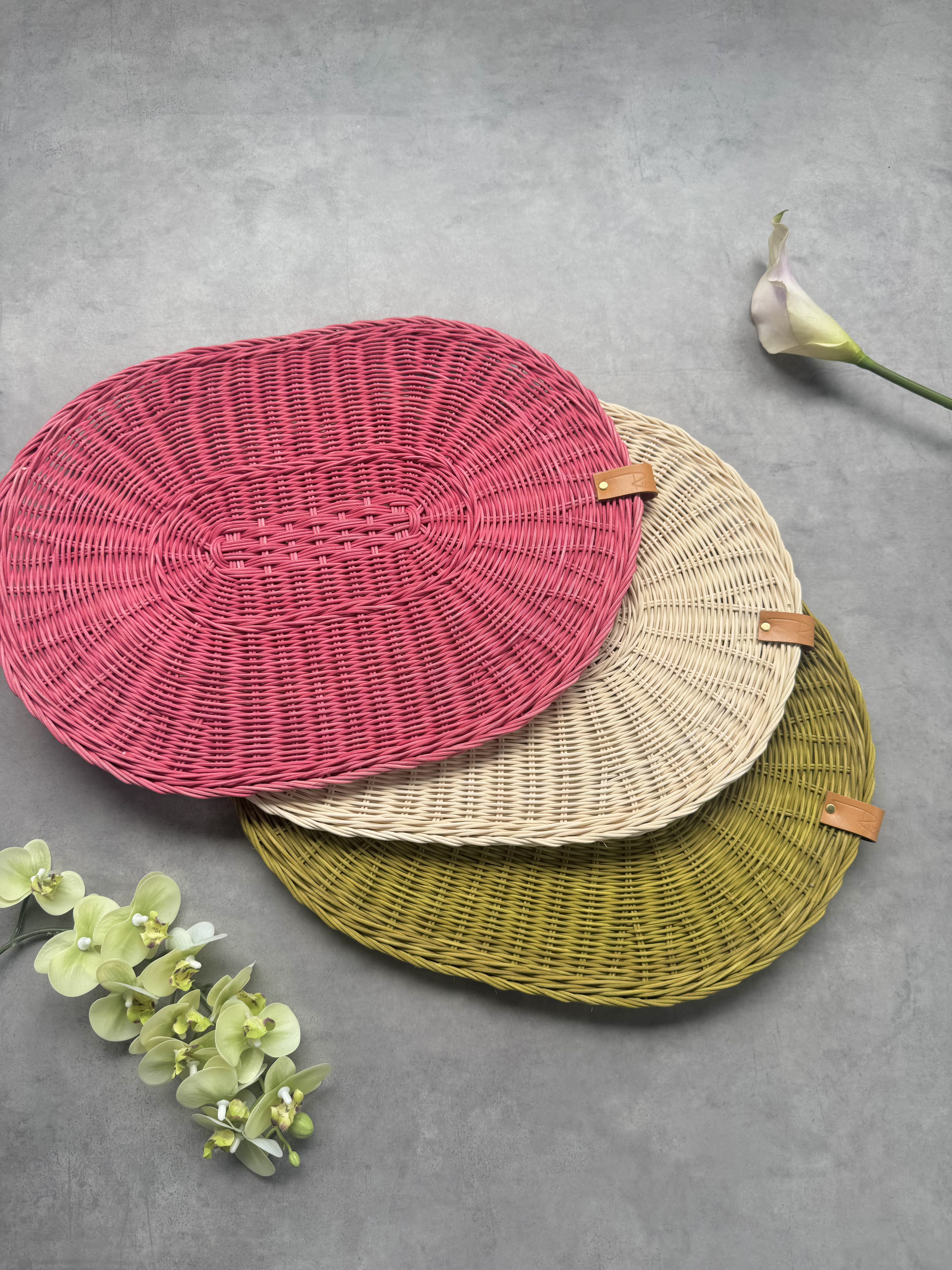 Oval Rattan Placemat