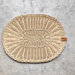 Oval Rattan Placemat 2枚目の画像