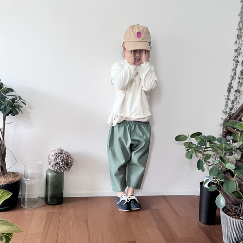 ニュアンスカラー』サルエルパンツ 親子コーデ 子供服 Mymade 通販