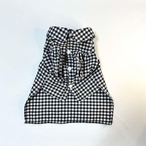 for pets only フォーペッツオンリー ギンガムチェック シャツ