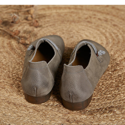 レディースシューズ　本革レザー　スニーカー 靴　手作り　ハンドメイド　天然ゴム 普段　　柔らかい　履きやすい　SH80 7枚目の画像