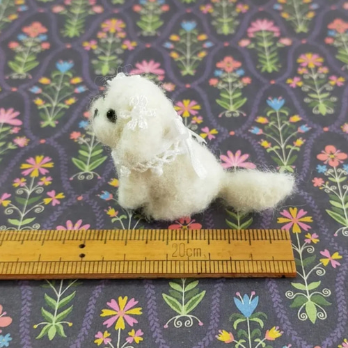 母の日 羊毛フェルト リラックス マルチーズ｜Yahoo!フリマ（旧