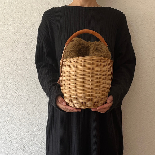 私の籠 ～あなたの色で彩るかごバッグ～ かごバッグ RitO 通販