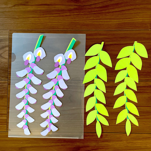 鯉のぼり壁面 5月壁面 菖蒲の花 藤の花 ハンドメイド その他アート