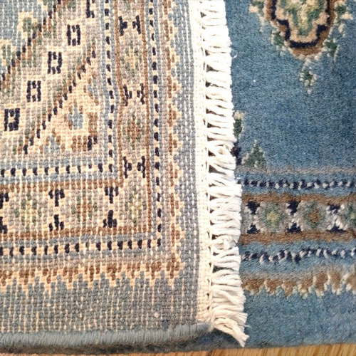 パキスタン手織り絨毯 131×72cm ハンドスパン ウールラグ パキスタン