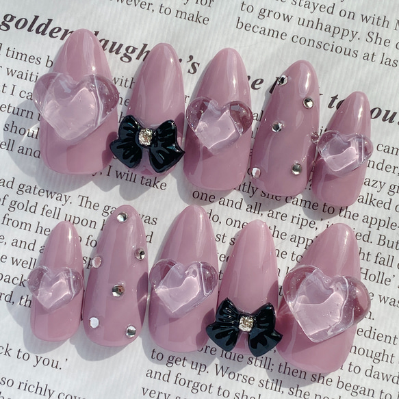 ジェルネイルシール♡AF-05❤️2枚目-50円☆3枚以上 