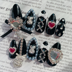 天使界隈ネイル 天使 ゆめかわ 量産型ネイル 地雷ネイル サブカル