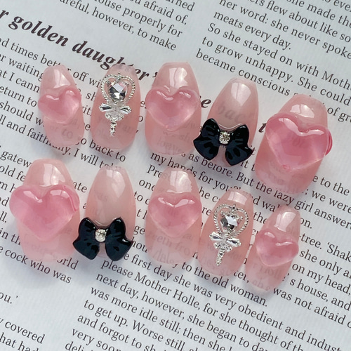 ちゅるちゅるハートのネイルチップ ネイルチップ（つけ爪） ネイル