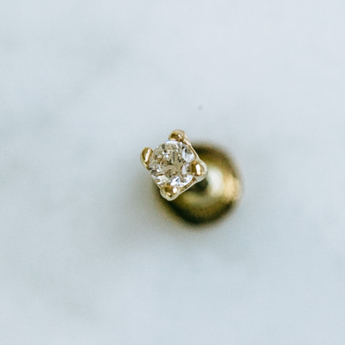 14K金 ゴールド 1.5mm 誕生石 Cz ヘリックス 軟骨 トラガス 14K金 ゴールド 1.5mm 誕生石 Cz ヘリックス 軟骨 トラガス