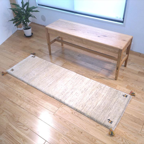春 入荷】ペルシャ ギャッベ キッチンマット 廊下敷き ベッド